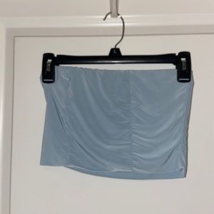 Blue tube top